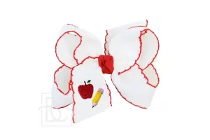 Apple/Pencil Bow, HUGE