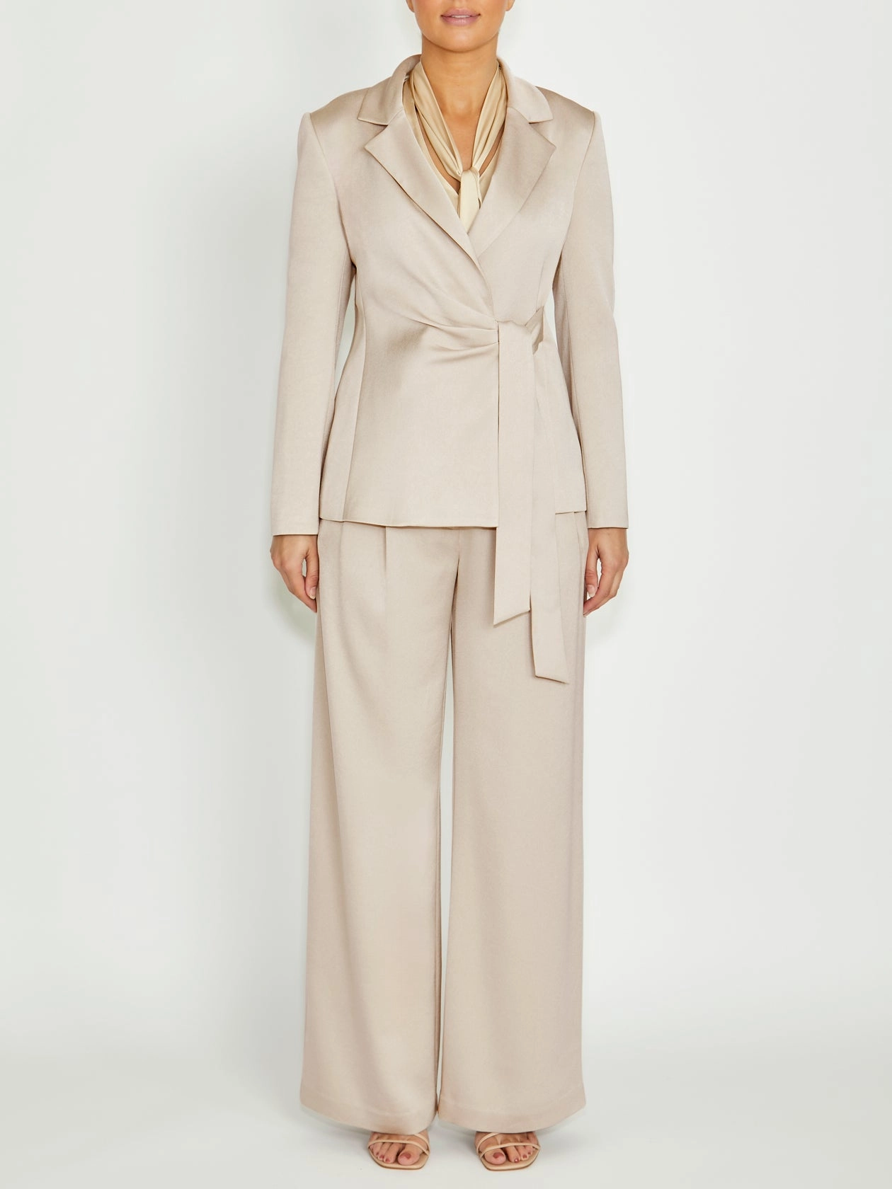 Riviera Champagne Jacket Travel Fit Clean Cut