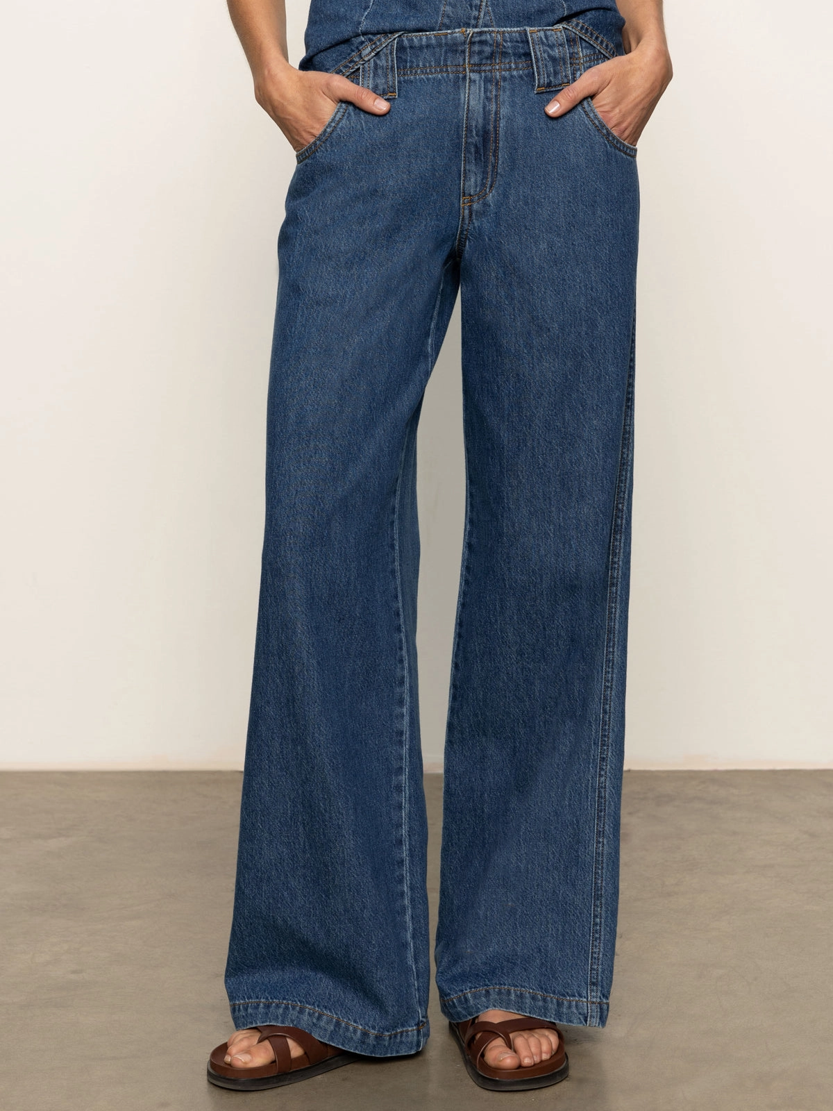 Arden Wide Leg Jeans Perfect Storm Body Fit