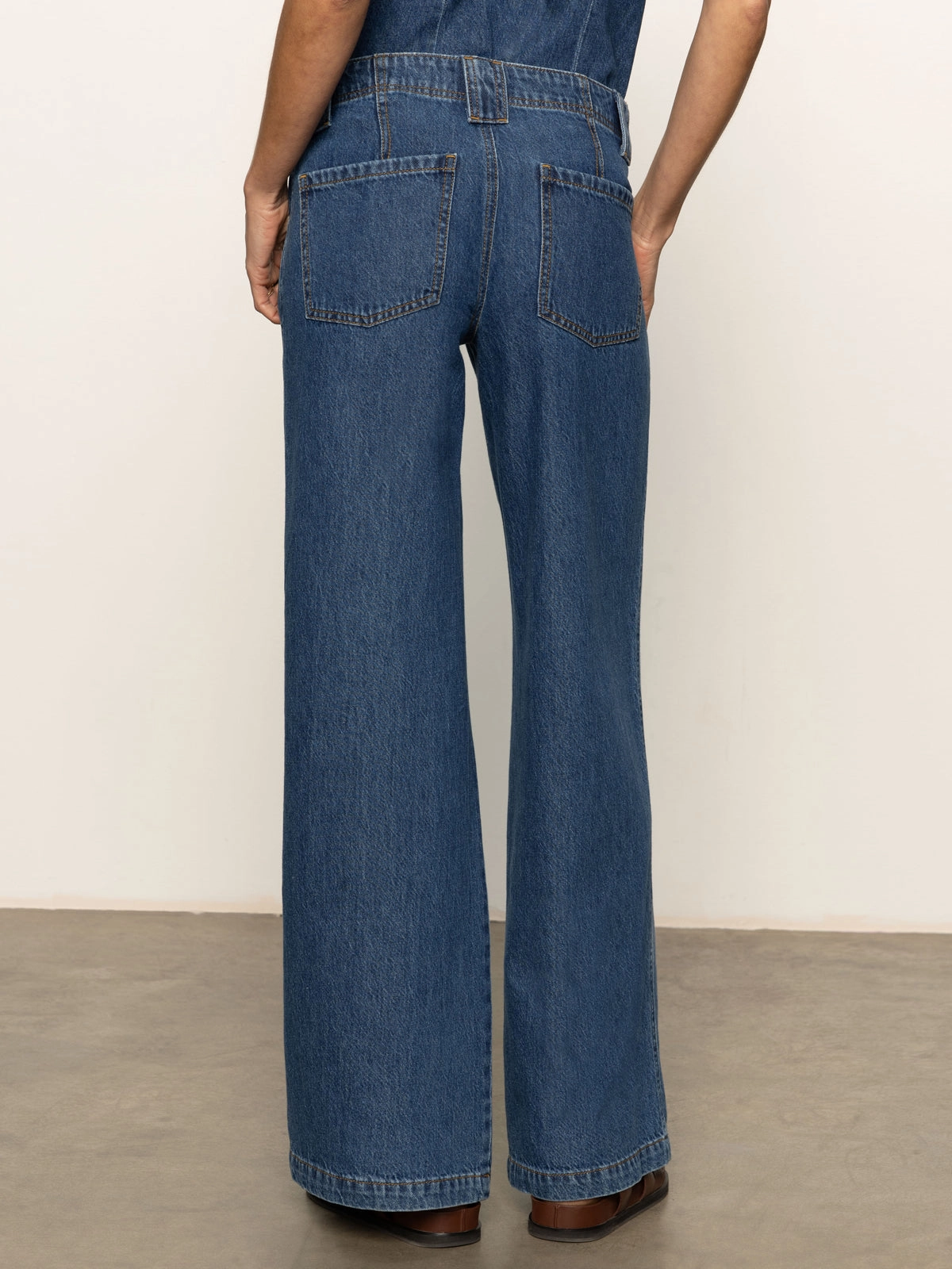 Arden Wide Leg Jeans Perfect Storm Dressy look