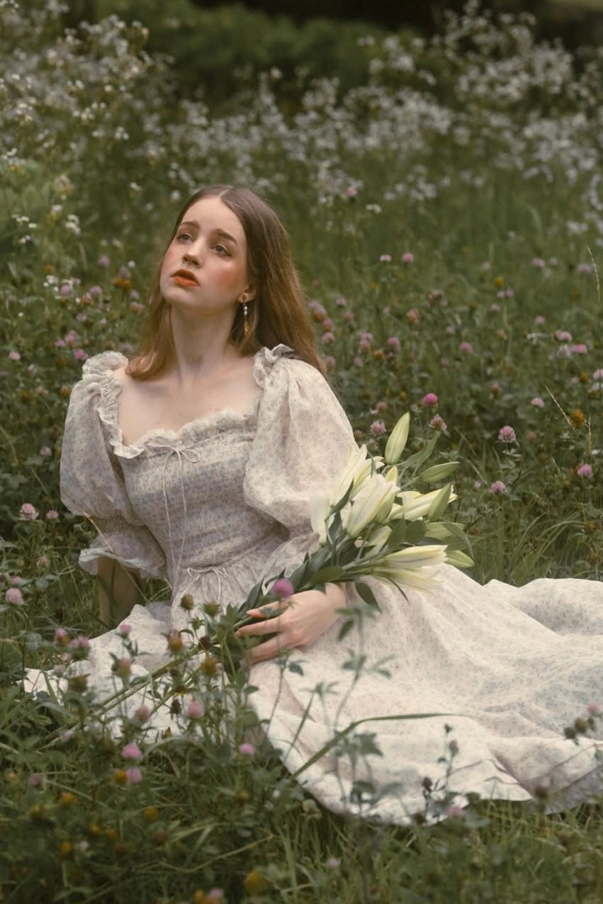 Weekend Chill Style Ariana 17 | smocking fairy floral dress