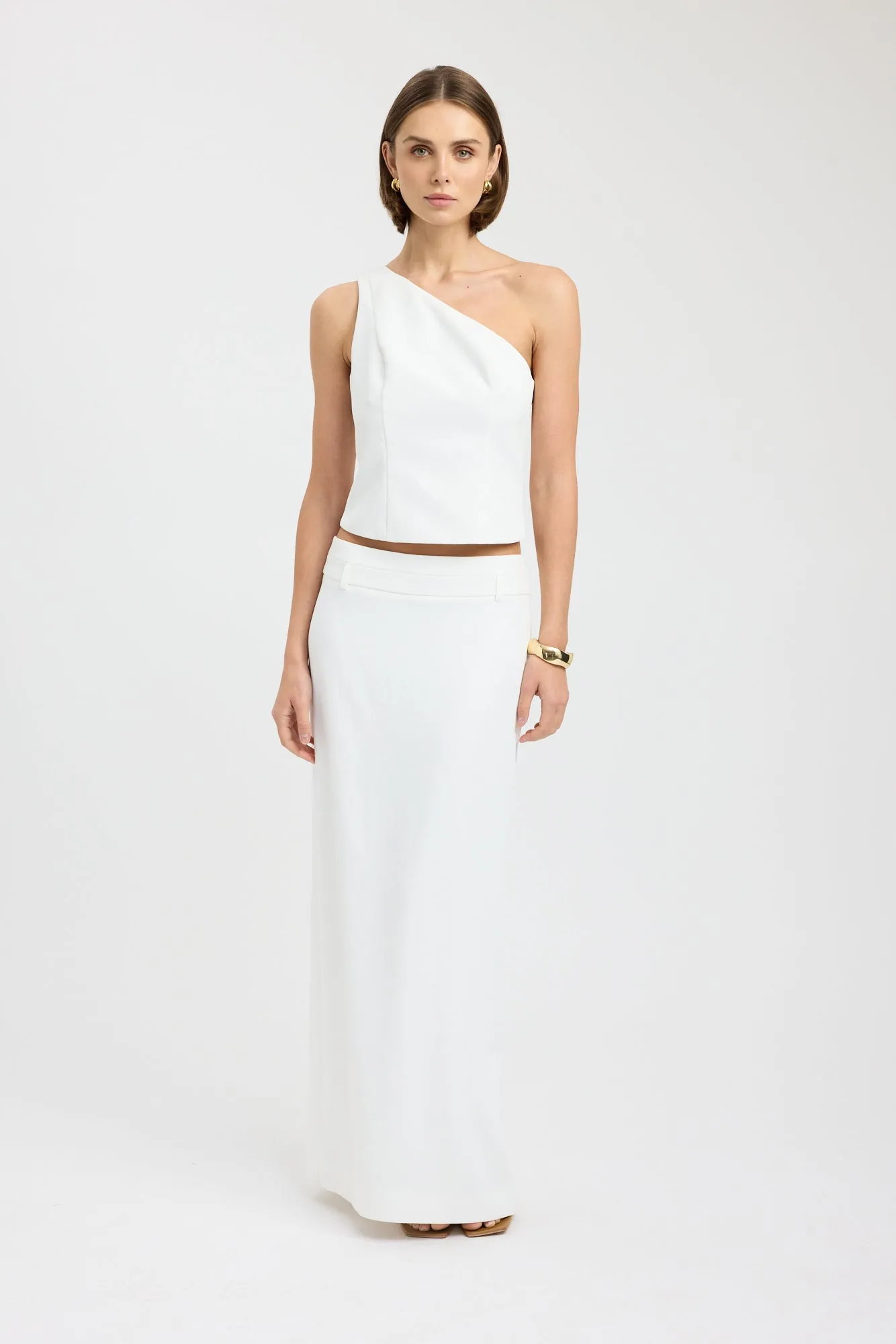 Ariel Low Rise Maxi Skirt Fashion Tones