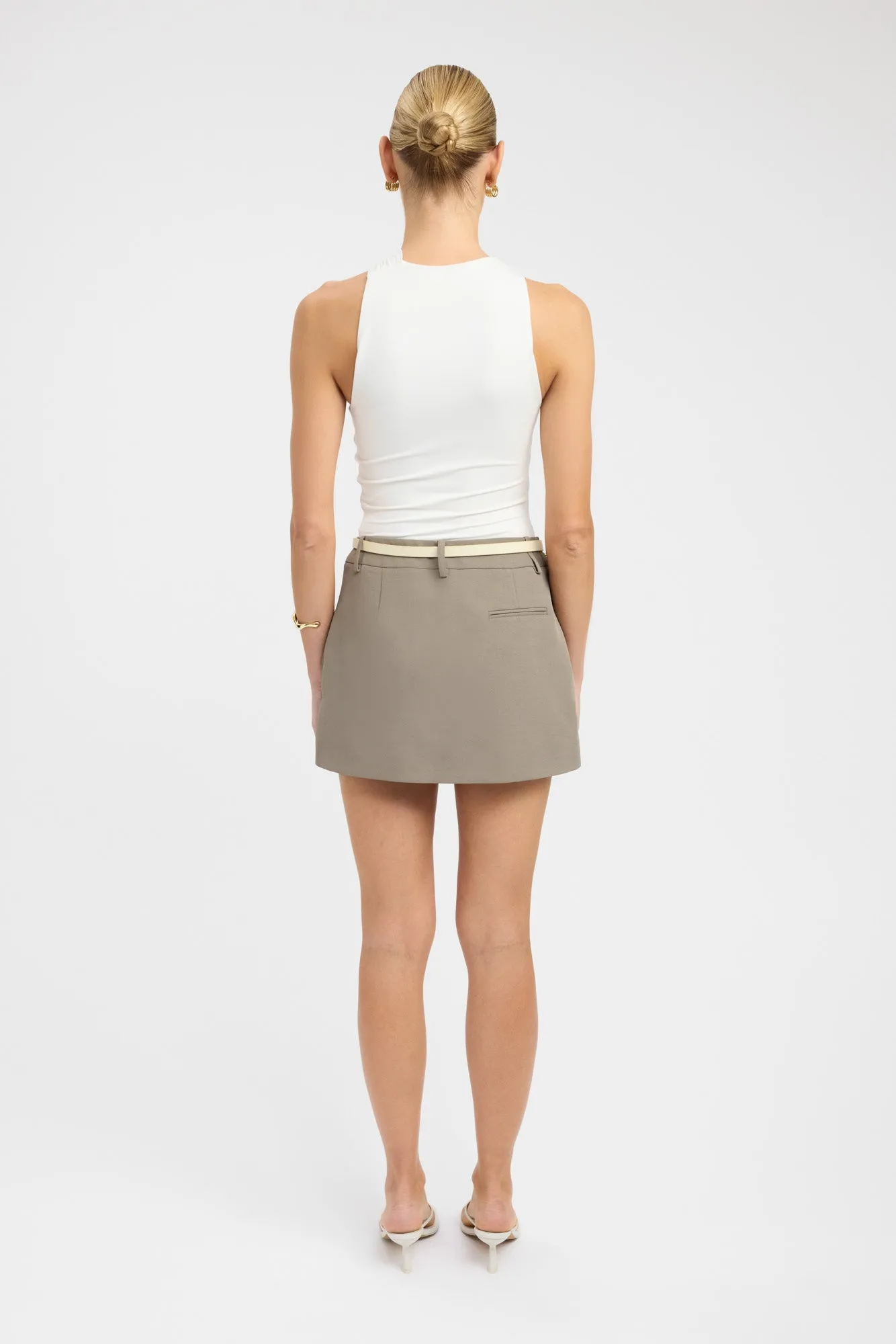 Minimalist Trim Ariel Low Rise Mini Skirt