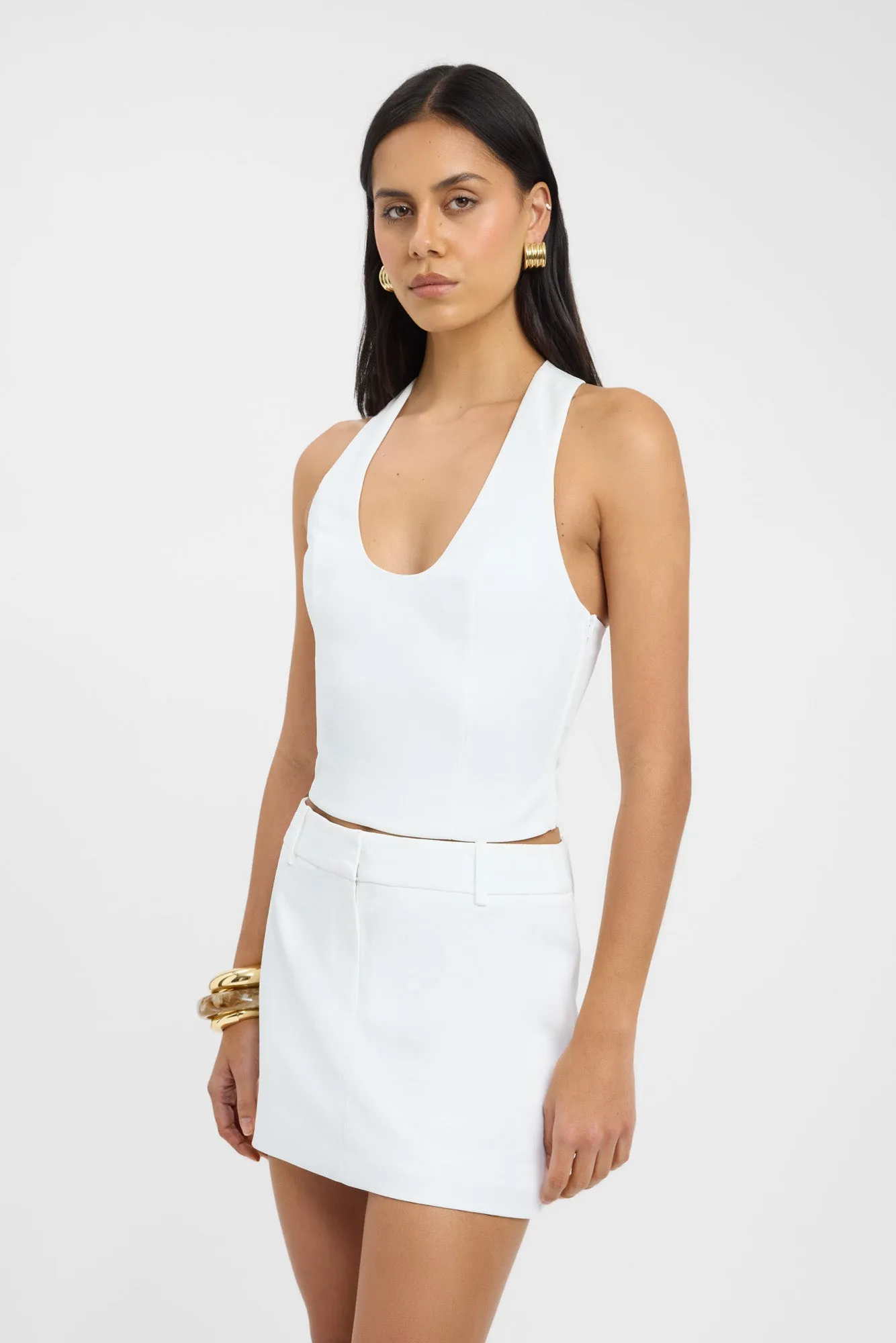 Ariel Low Rise Mini Skirt Mid Rise