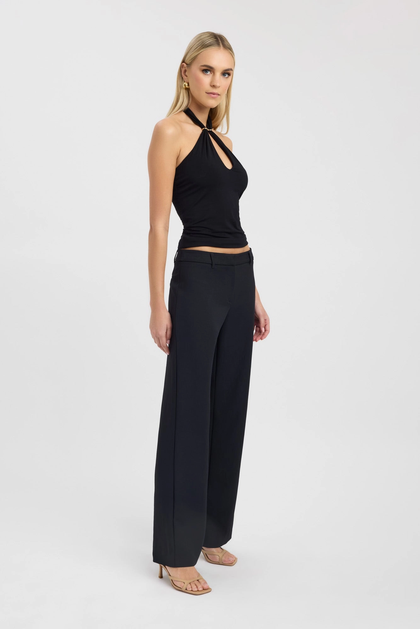 Ariel Low Rise Pant Blackout fabric Flattering Cut