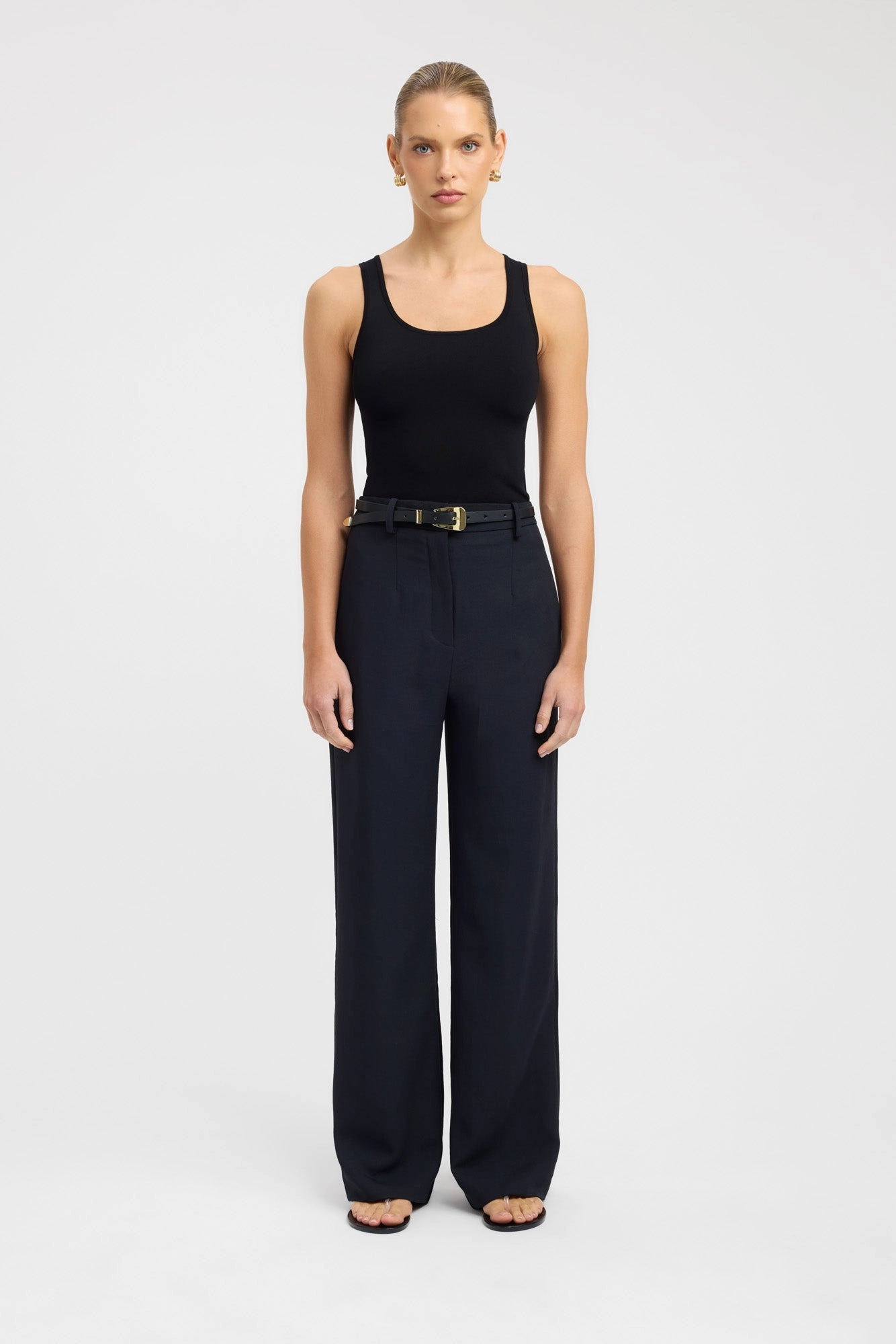 Ariel Straight Leg Pant Premium Stretch Flattering Style