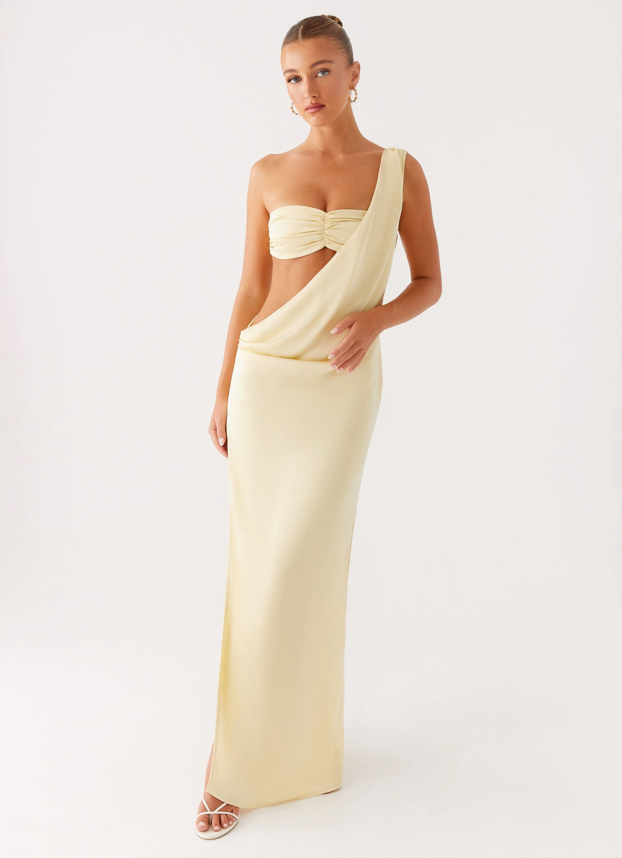 Cooper Maxi Dress - Yellow Minimal Touch Fashionable Touch