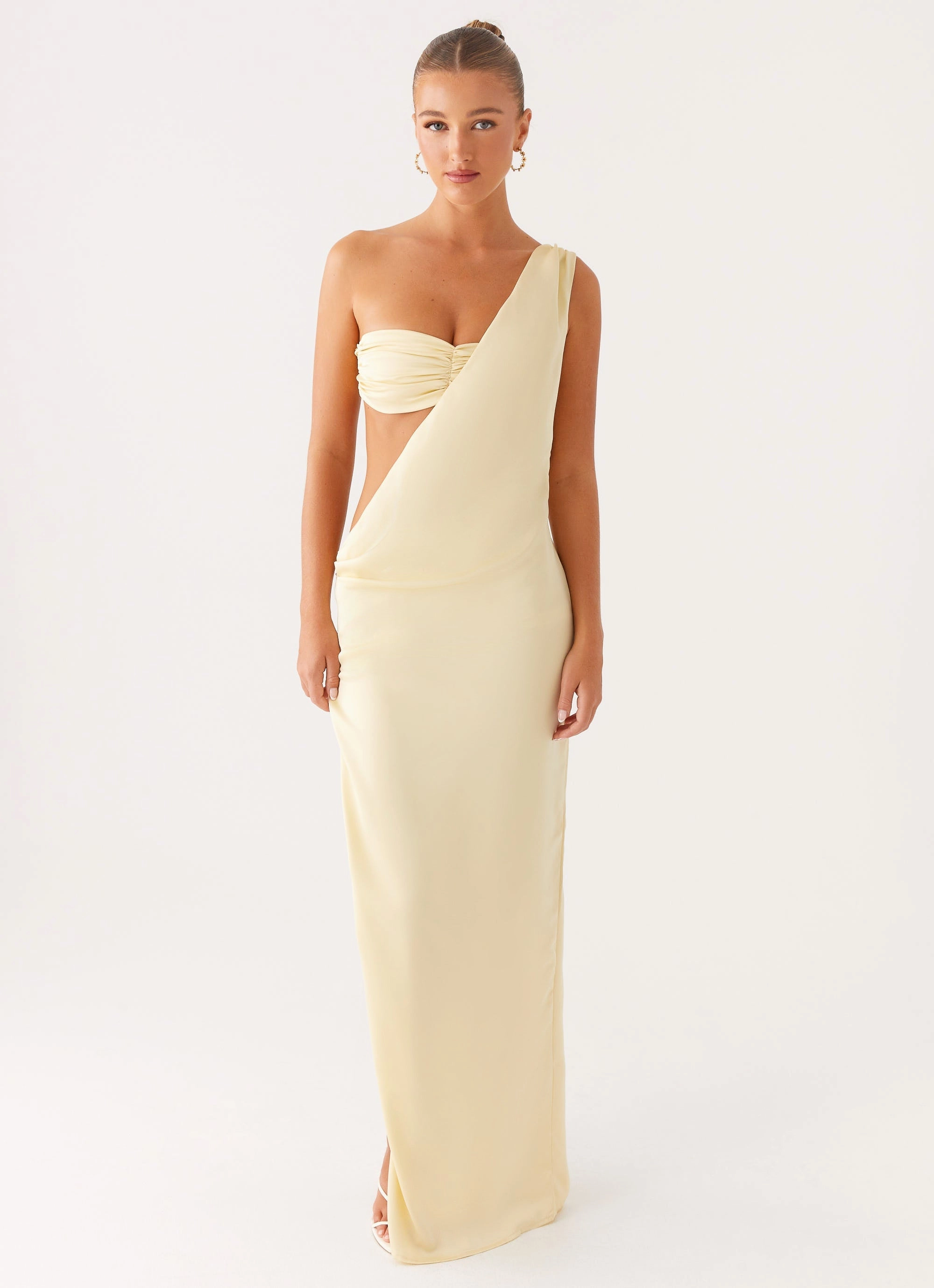 Classic Waistband Cooper Maxi Dress - Yellow