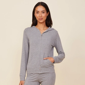 Articulated Sleeves Supersoft Zip Up Hoody MultipanelLayout Supersoft Zip Up Hoody