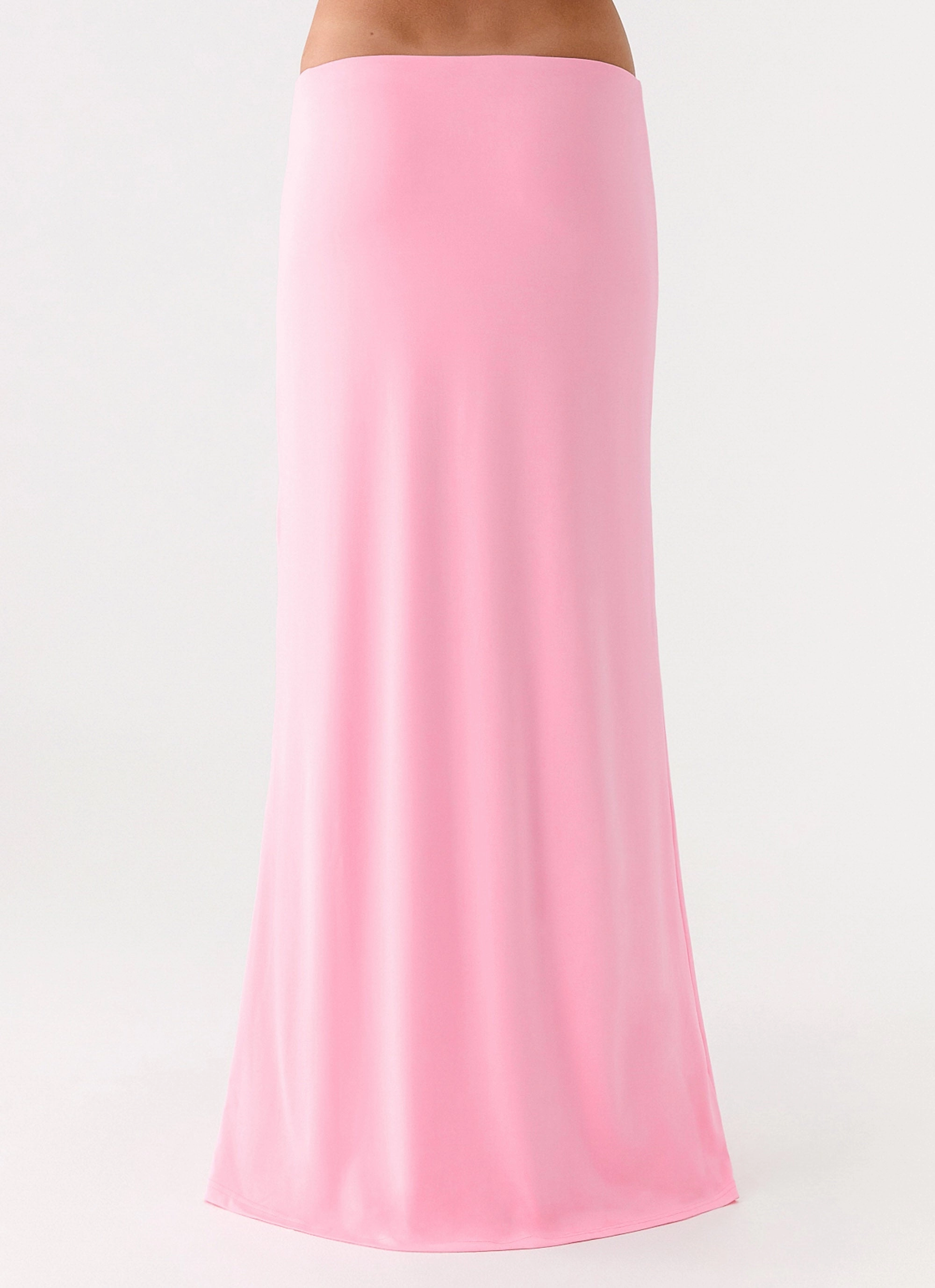 Ashi Maxi Skirt - Pink Bamboo Fiber Seasonal Drop