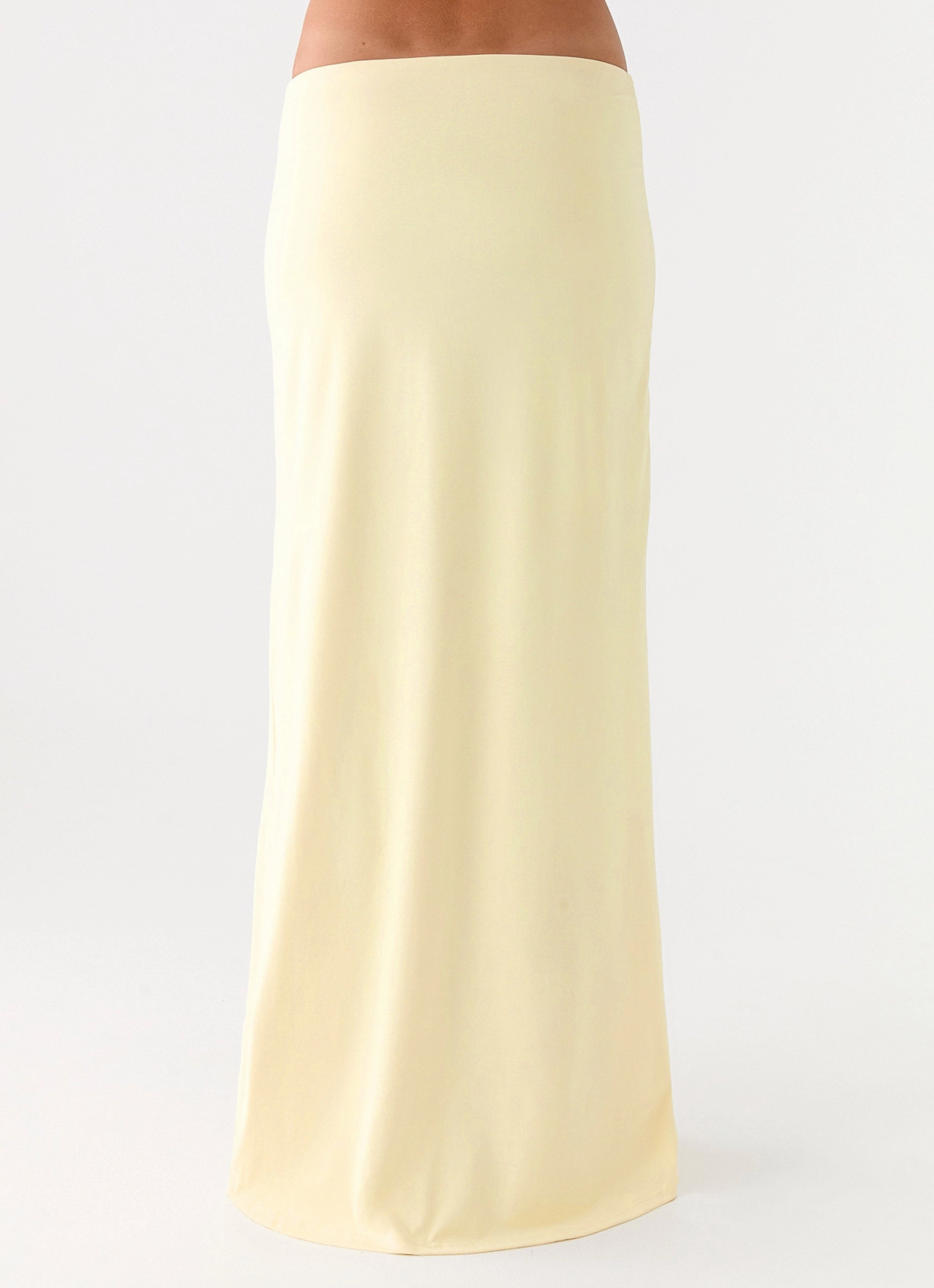 Shopping Trip Style Fusion Ashi Maxi Skirt - Yellow
