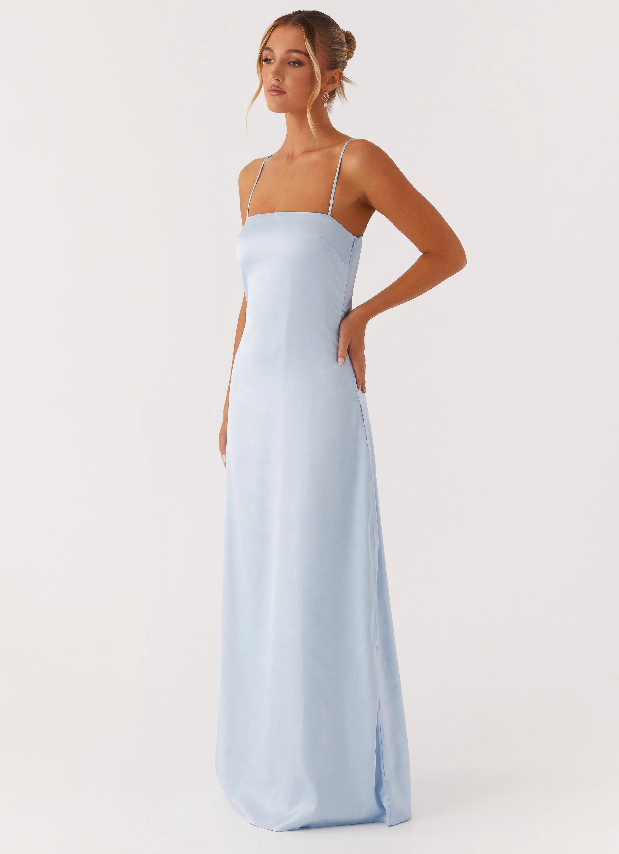 Shore Time Confident Mood Aster Bloom Maxi Dress - Blue