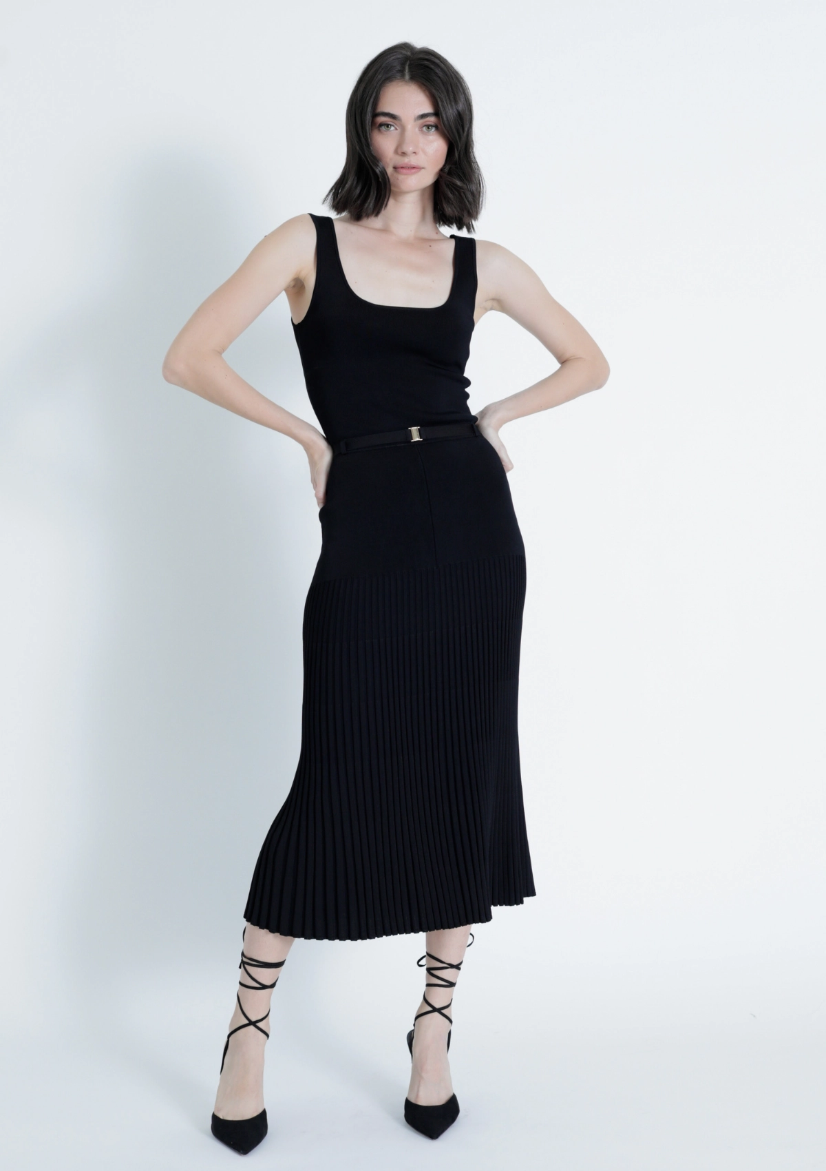 Smooth Tone Aster Knit Set