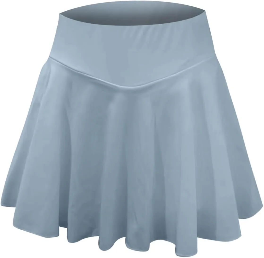Athletic Skorts for Women with Pockets Pleated Tennis Golf Skirt Tummy Control Yoga High Waisted Skirt with Shorts