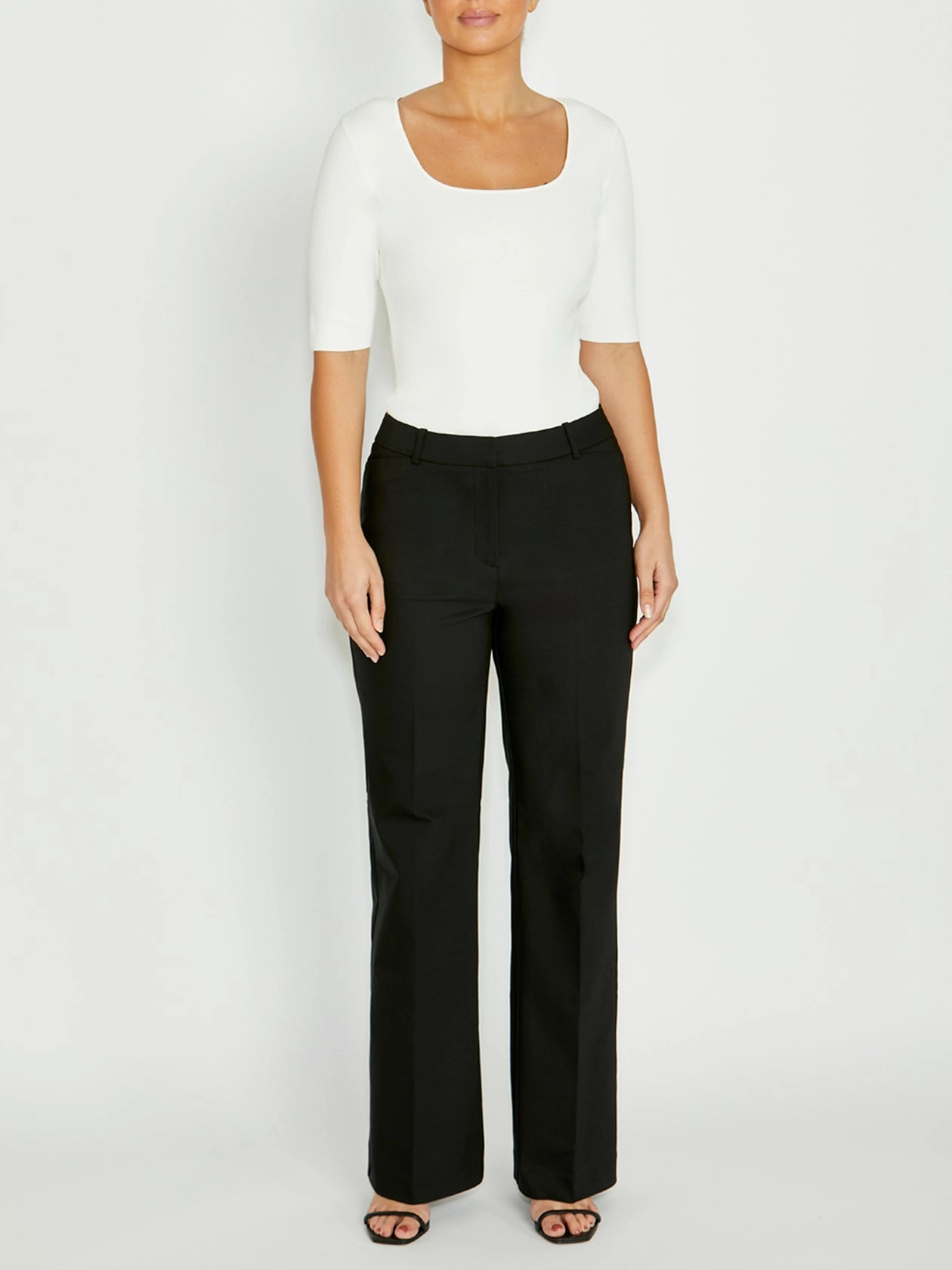 Sanchez Black Pant Flattering Design Wear