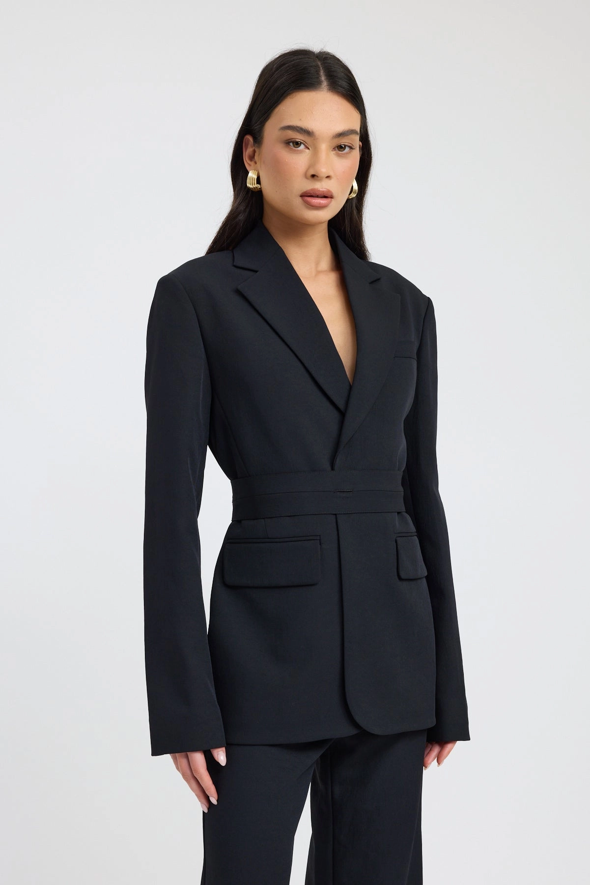 Ariel Button Blazer Regular Fit Season Change