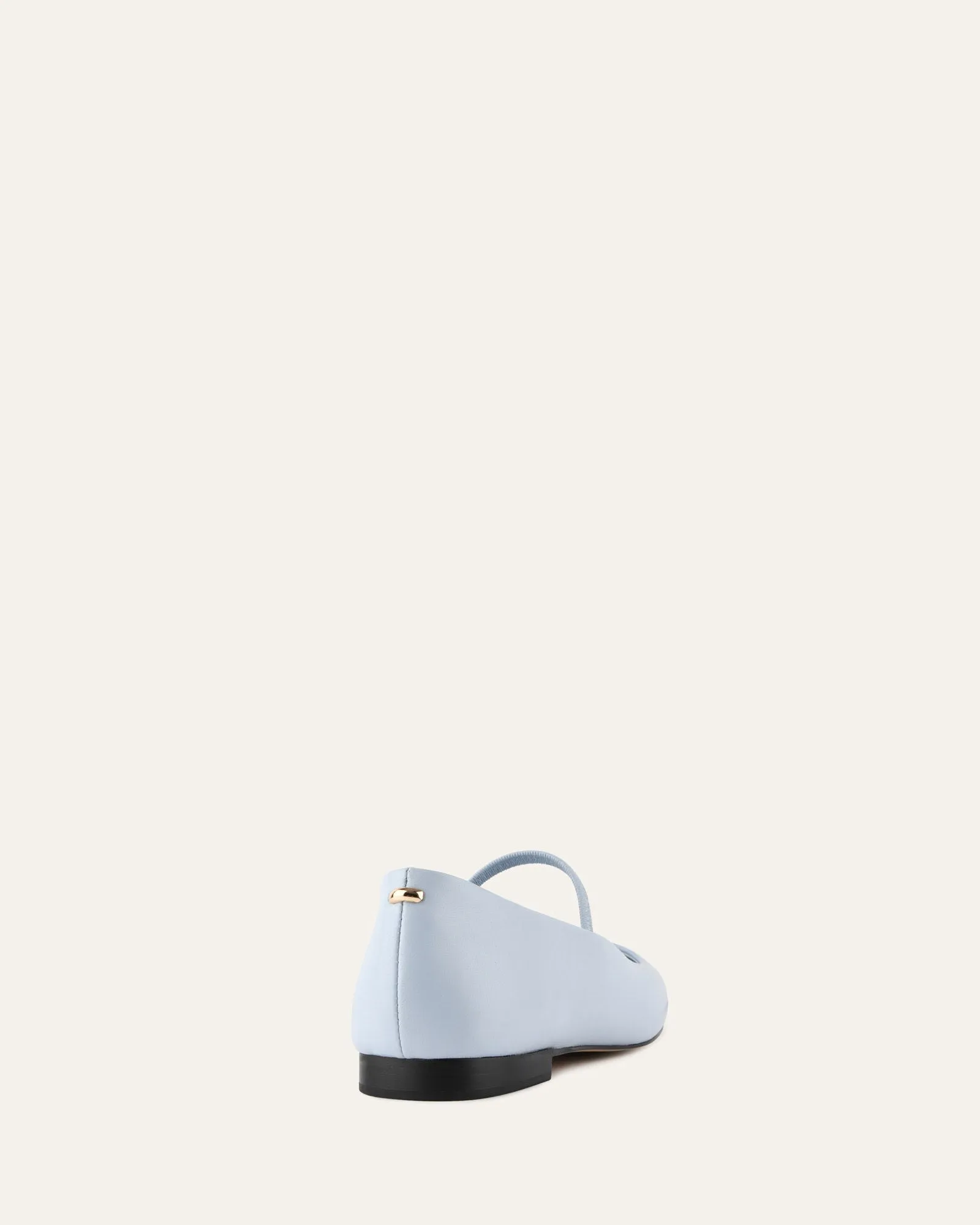 AVERY CASUAL FLATS MIST BLUE LEATHER