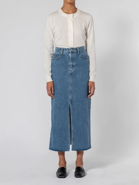 Avery Skirt Authority Chambray shorts Avery Skirt Authority Tear Resistant Weave Minimal Stretch