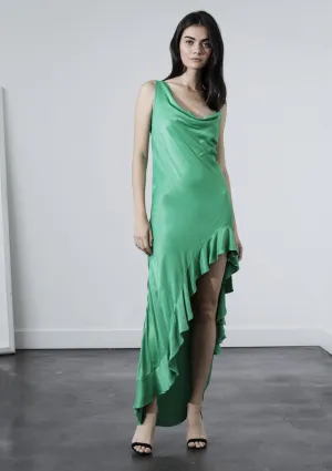 Azelea Midi Dress - Kelly Green Lilac Tone Azelea Midi Dress - Kelly Green Dance-Party Smart Waistband Design