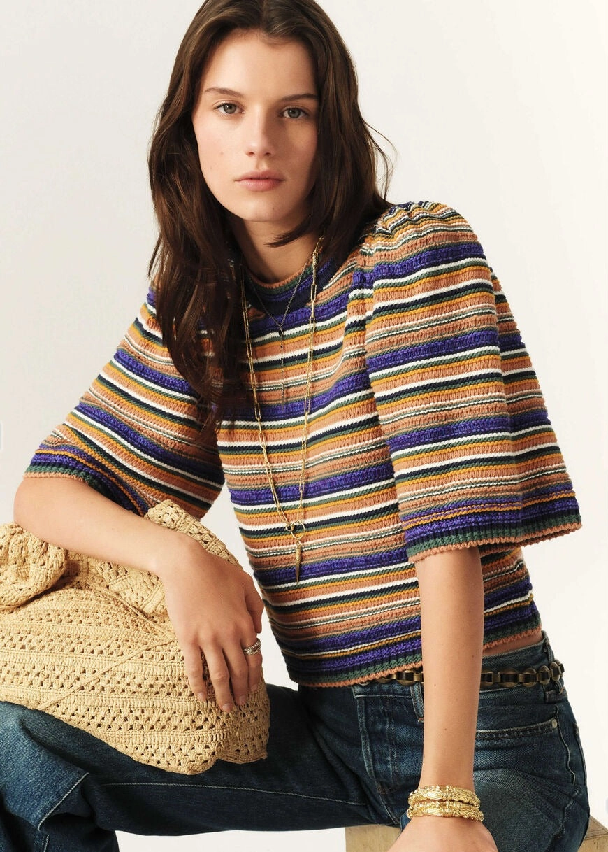 Performance Layer Fit ba&sh Farfaela Short Sleeve Sweater Jumper