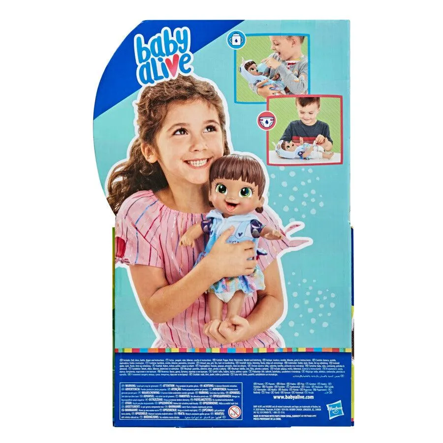 Baby Alive Tinycorns Doll, Panda Unicorn, Accessories, Drinks, Wets, Brown Hair Toy For Kids Ages 3 Years & Up