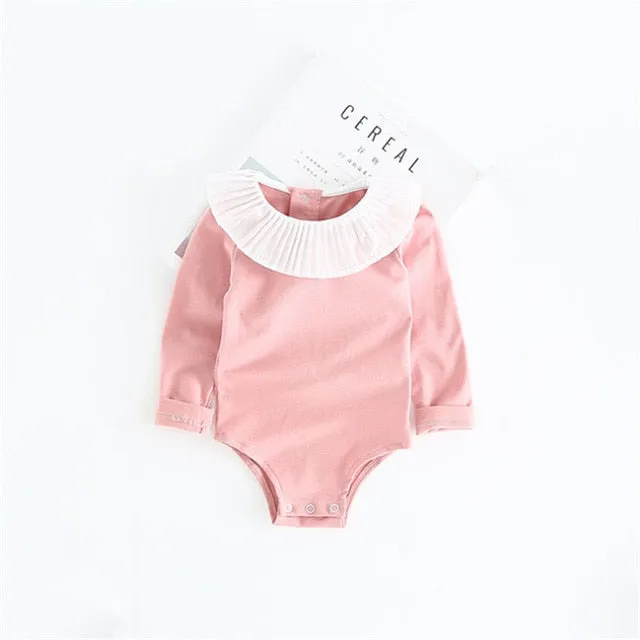 Baby Girl Boy Rompers 0-2Y Spring Newborn Baby Clothes For Girls Long Sleeve Baby Jumpsuit Summer Baby Girls Outfits Clothes