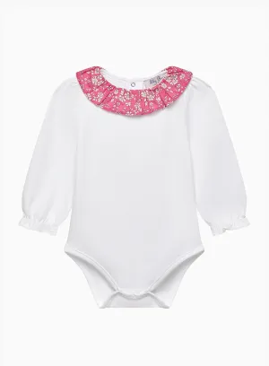Baby Long Sleeved Willow Body in Bright Pink Capel