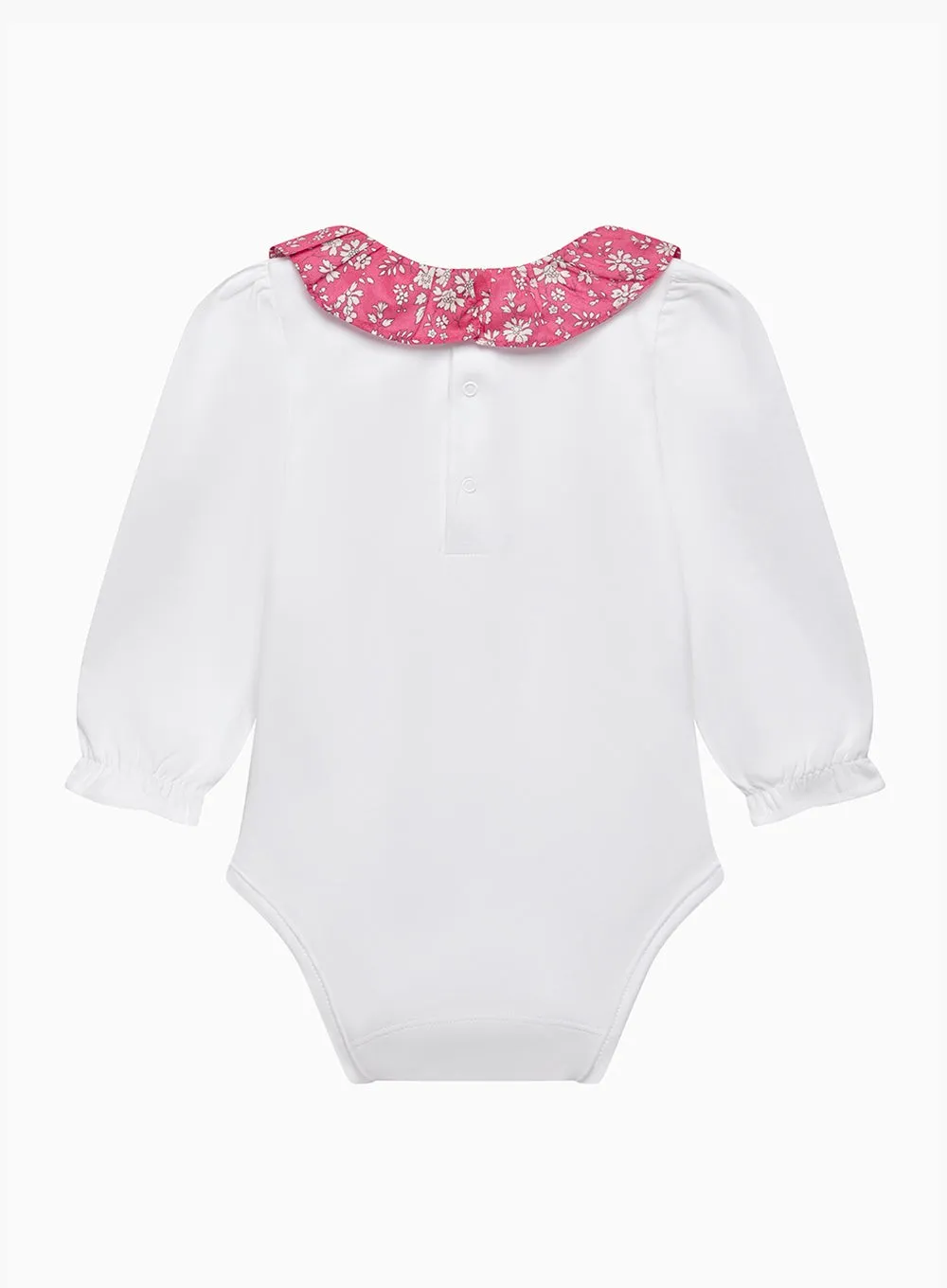 Baby Long Sleeved Willow Body in Bright Pink Capel