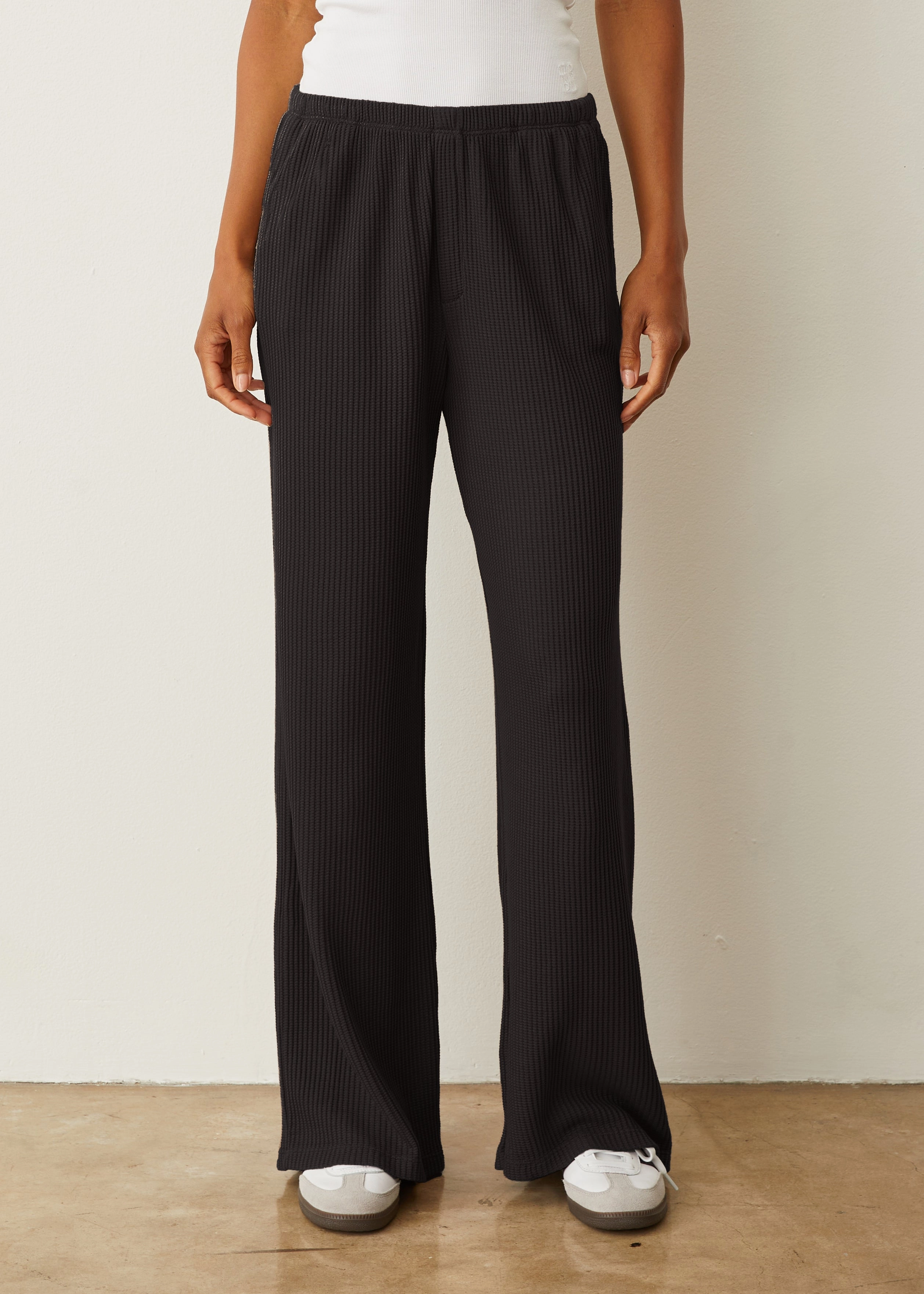 Loose cut Baby Thermal Wide Leg Pant