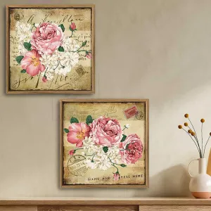 Baker Floral Wall Art - Set Of Two