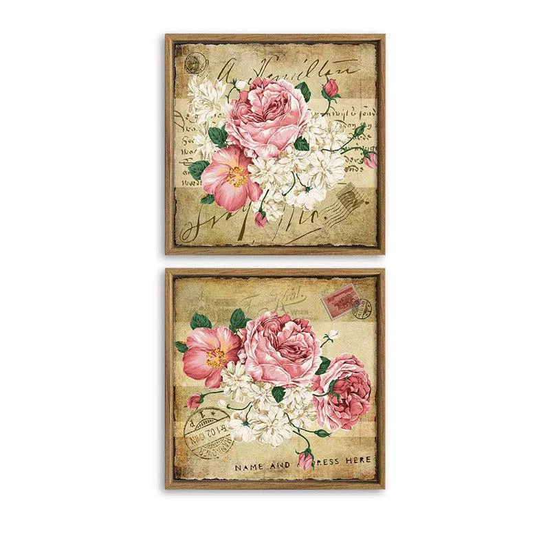 Baker Floral Wall Art - Set Of Two