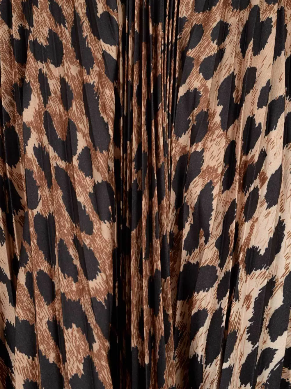 Balenciaga Leopard Printed Pleated Skirts