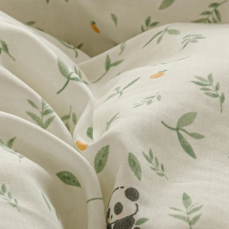 Bamboo Forest Panda Bedding Set