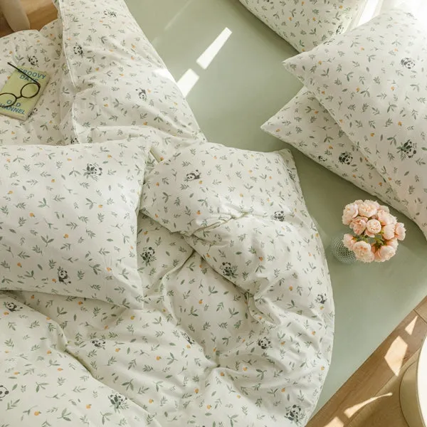 Bamboo Forest Panda Bedding Set