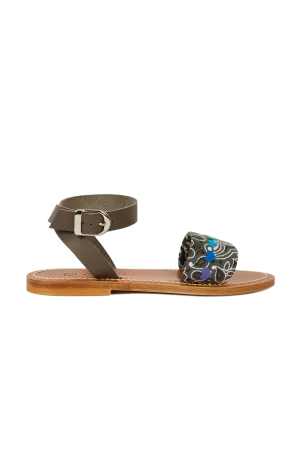 Bandana Grey Hearts K.Jacques Sandals