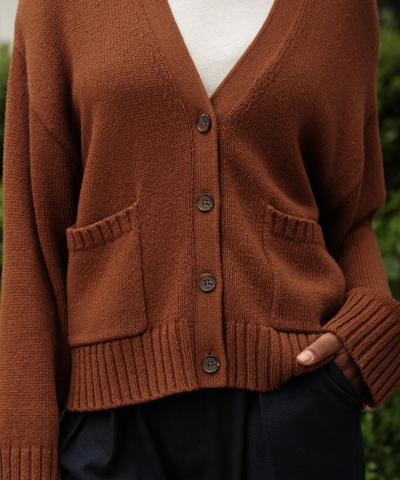 V Neck Design Barrett Cardigan
