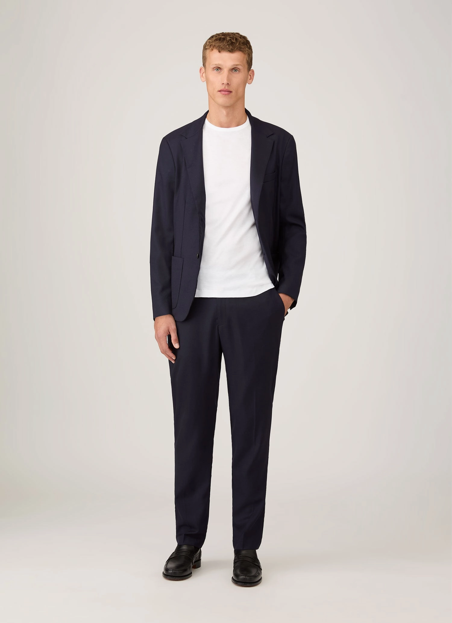 Men's Sea Island Cotton T-shirt in White Active Outfit Style black friday