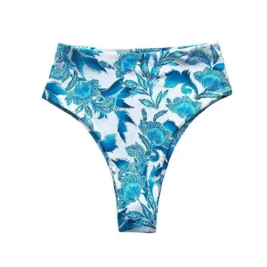BAUDOUIN BIKINI BOTTOM IN BLUE BLOOM
