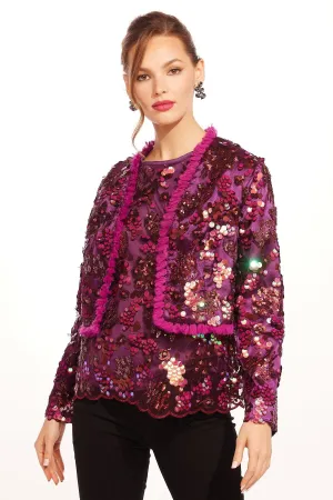 Beekette Jacket - Berry Razzle Expandable Pockets Multi pockets Beekette Jacket - Berry Razzle