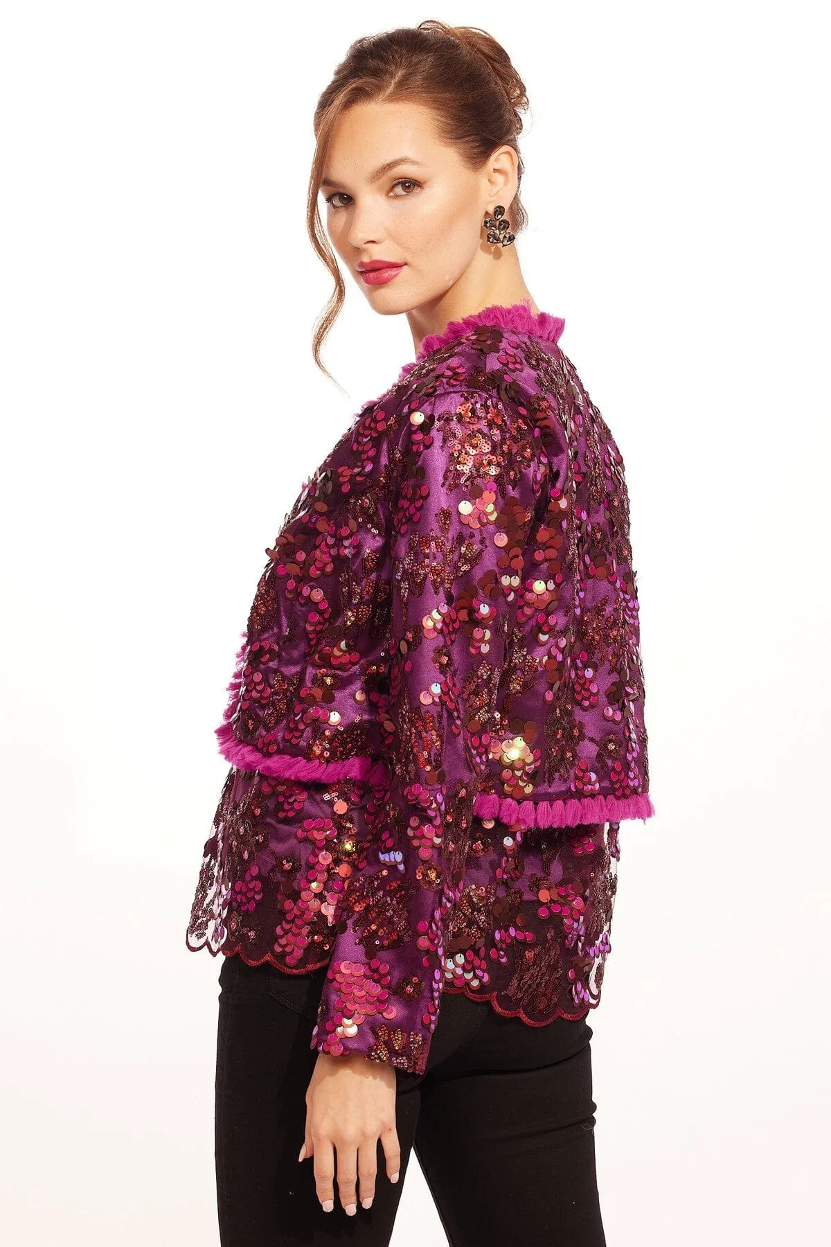 Beekette Jacket - Berry Razzle Wardrobe Essential Formal Use