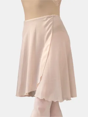 Beige Wrap Long Dance Skirt MP339