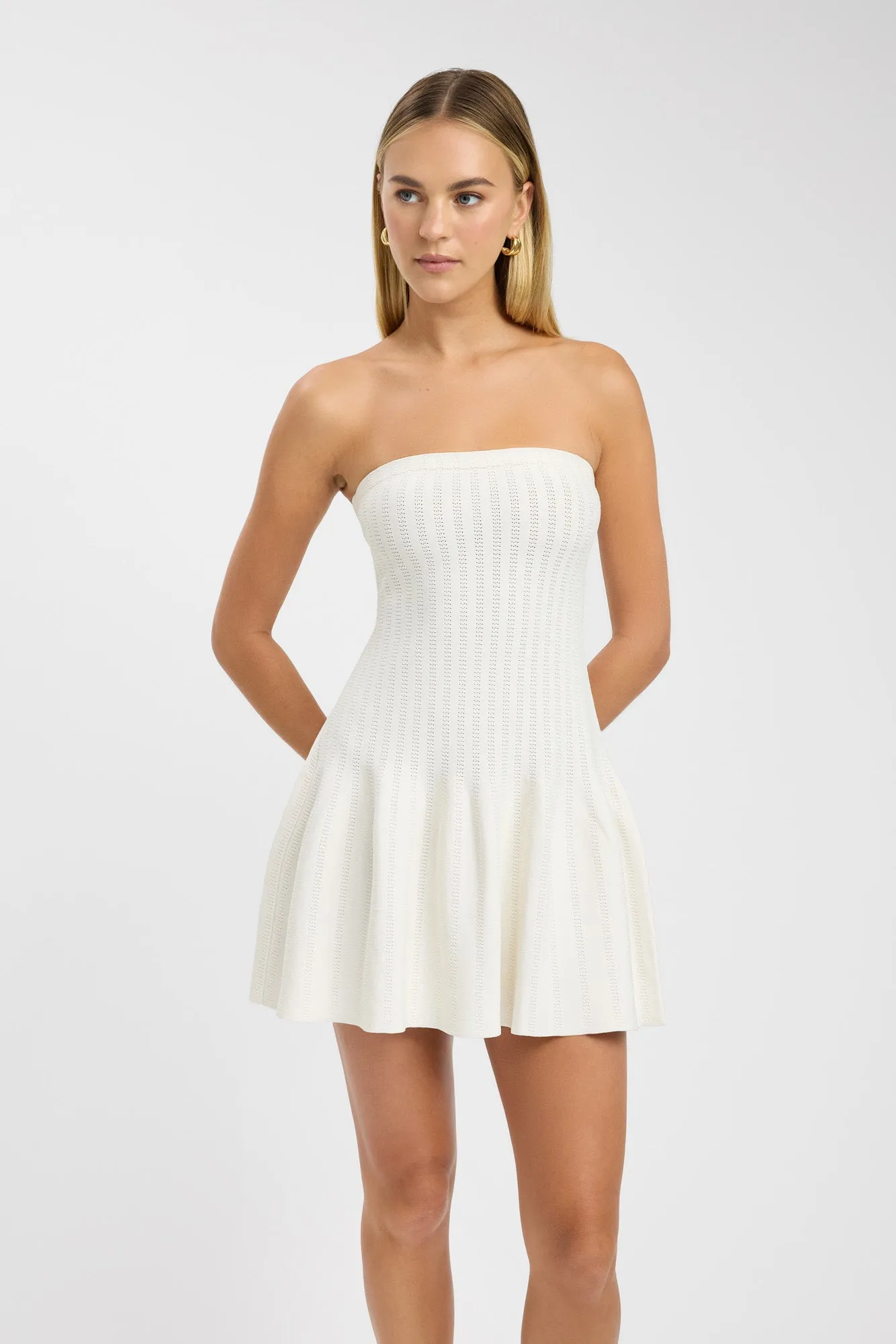 Belle Mini Dress Smooth Texture