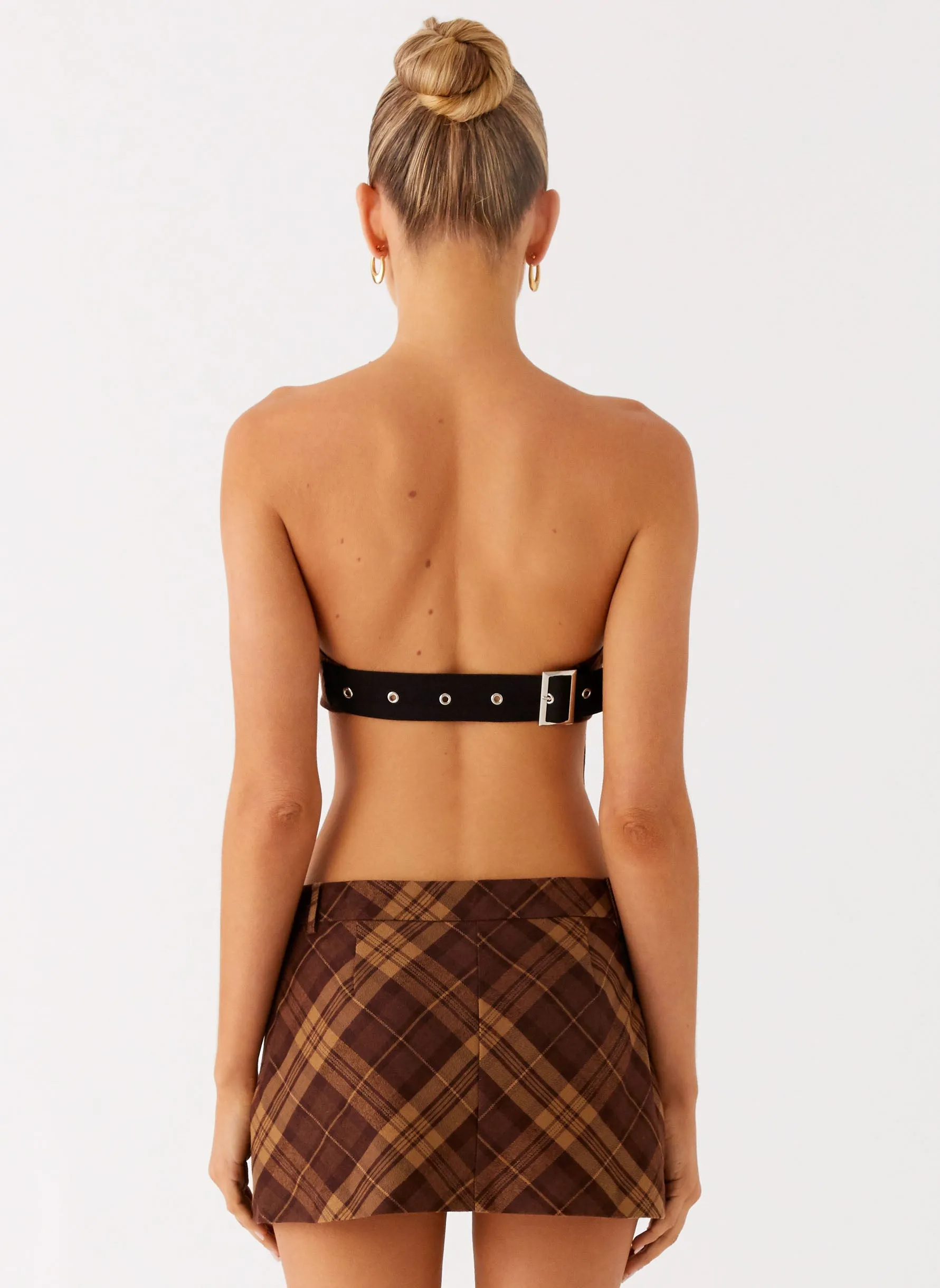 Sustainable Fabric Flex Movement Benson Mini Skirt - Plaid