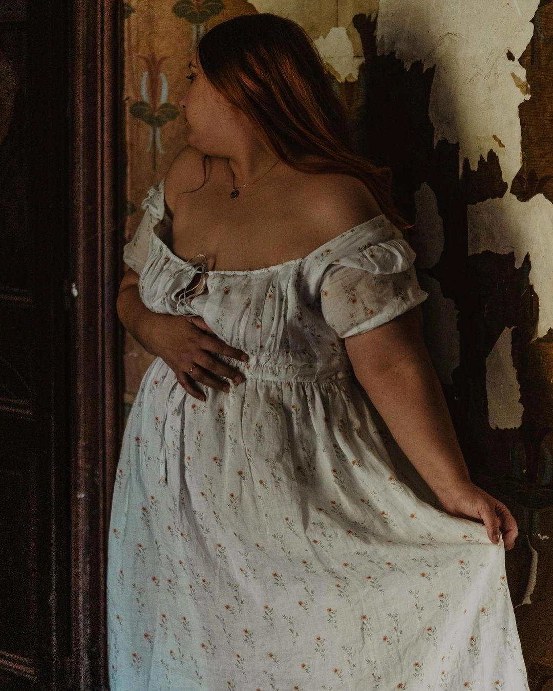 BERGAMOTE 20 |Floral Linen Dress Seamless Bonding