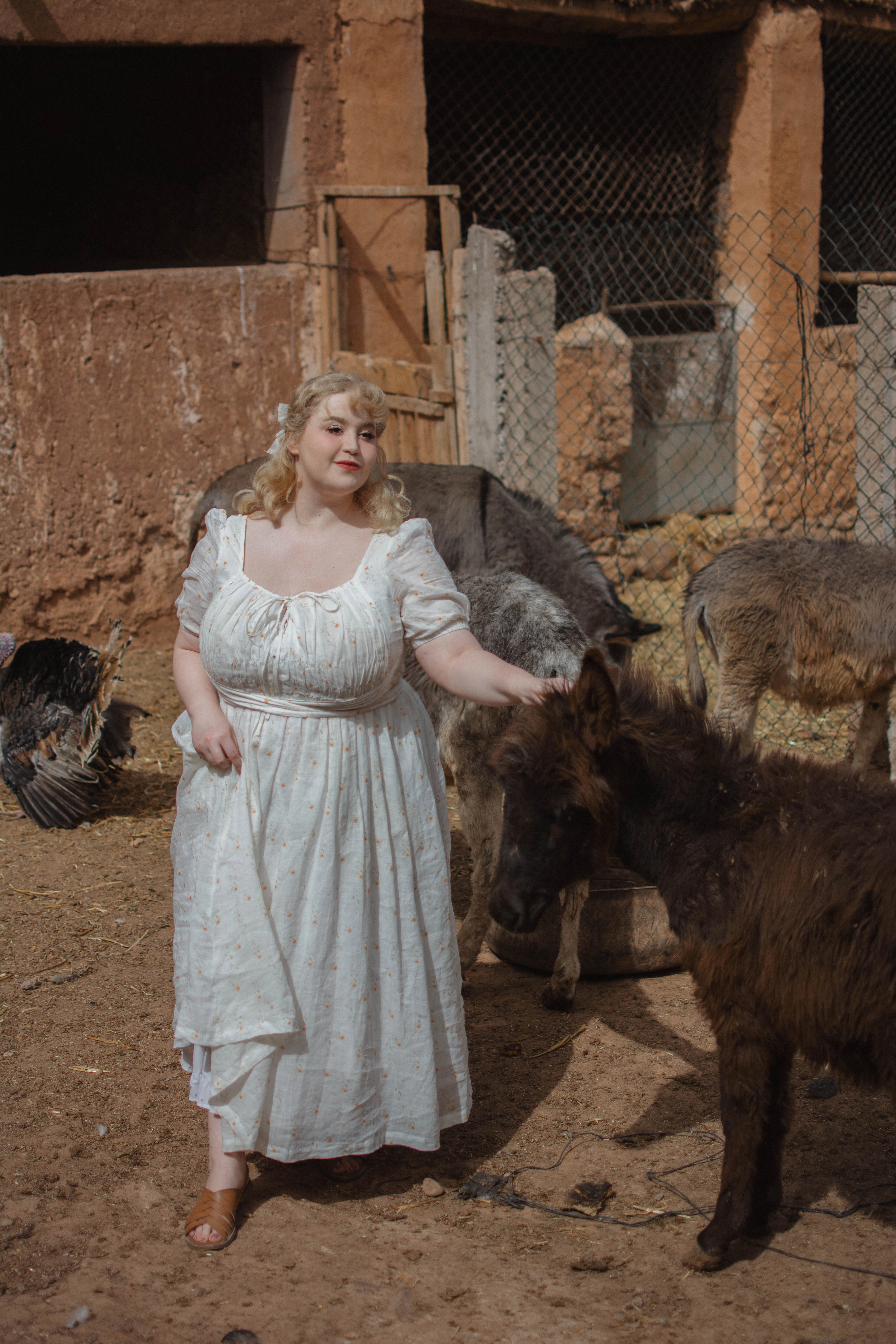 LowProfile Design Shrink resistant BERGAMOTE 20 |Floral Linen Dress