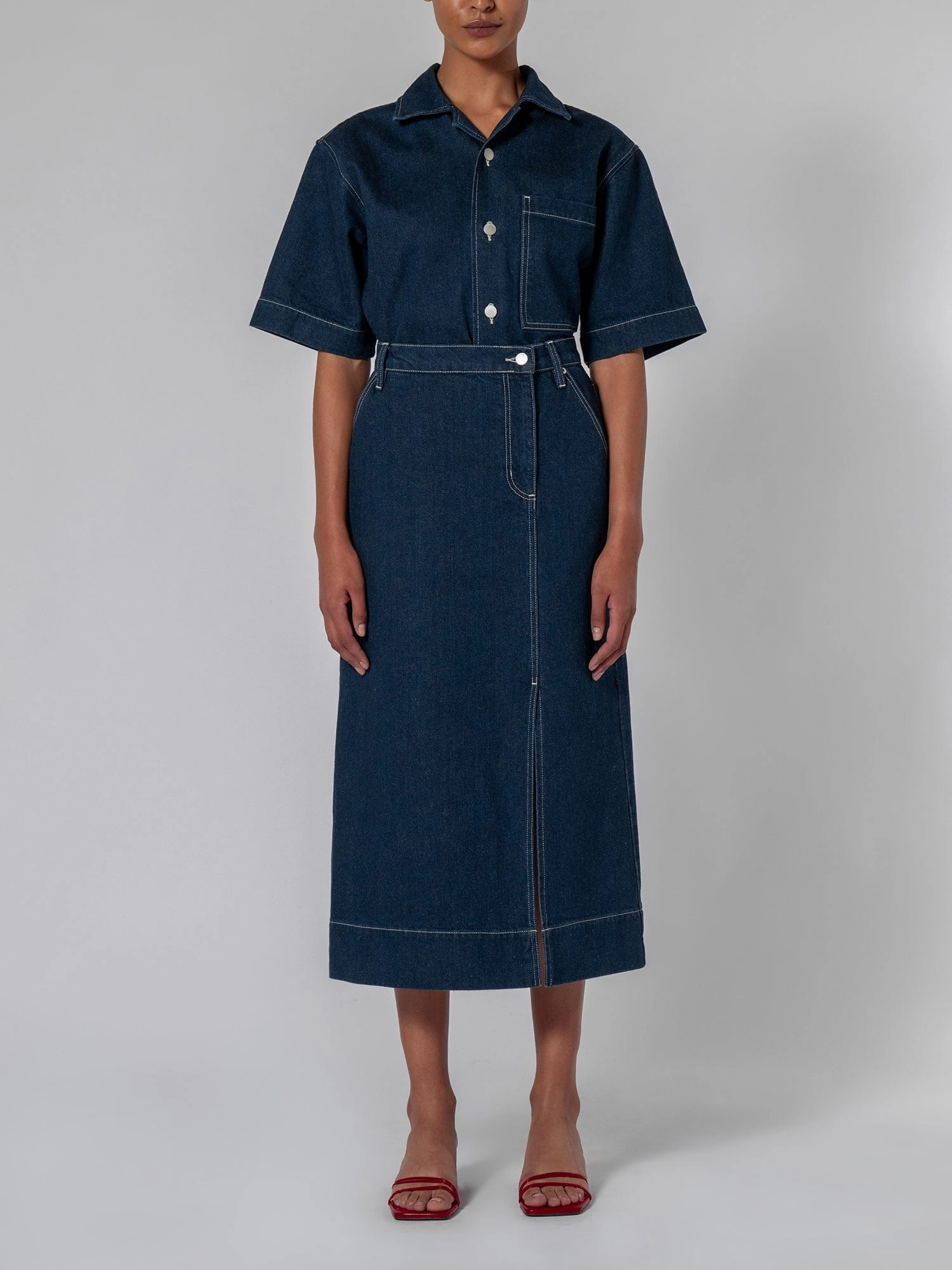 Comfort Stretch Fit Crisp Look Bernadette Skirt Intense