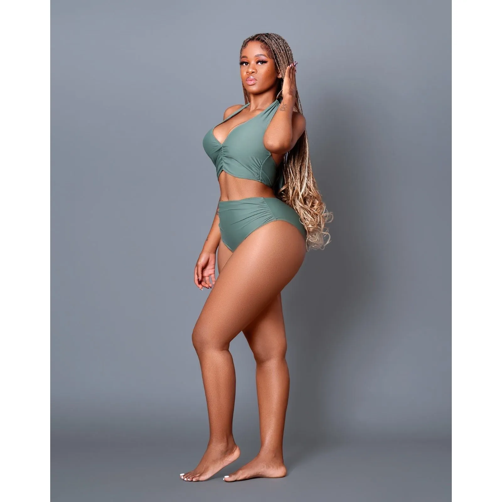 Best High Waisted Bathing Bikini Top Skirtini Swimsuits.
