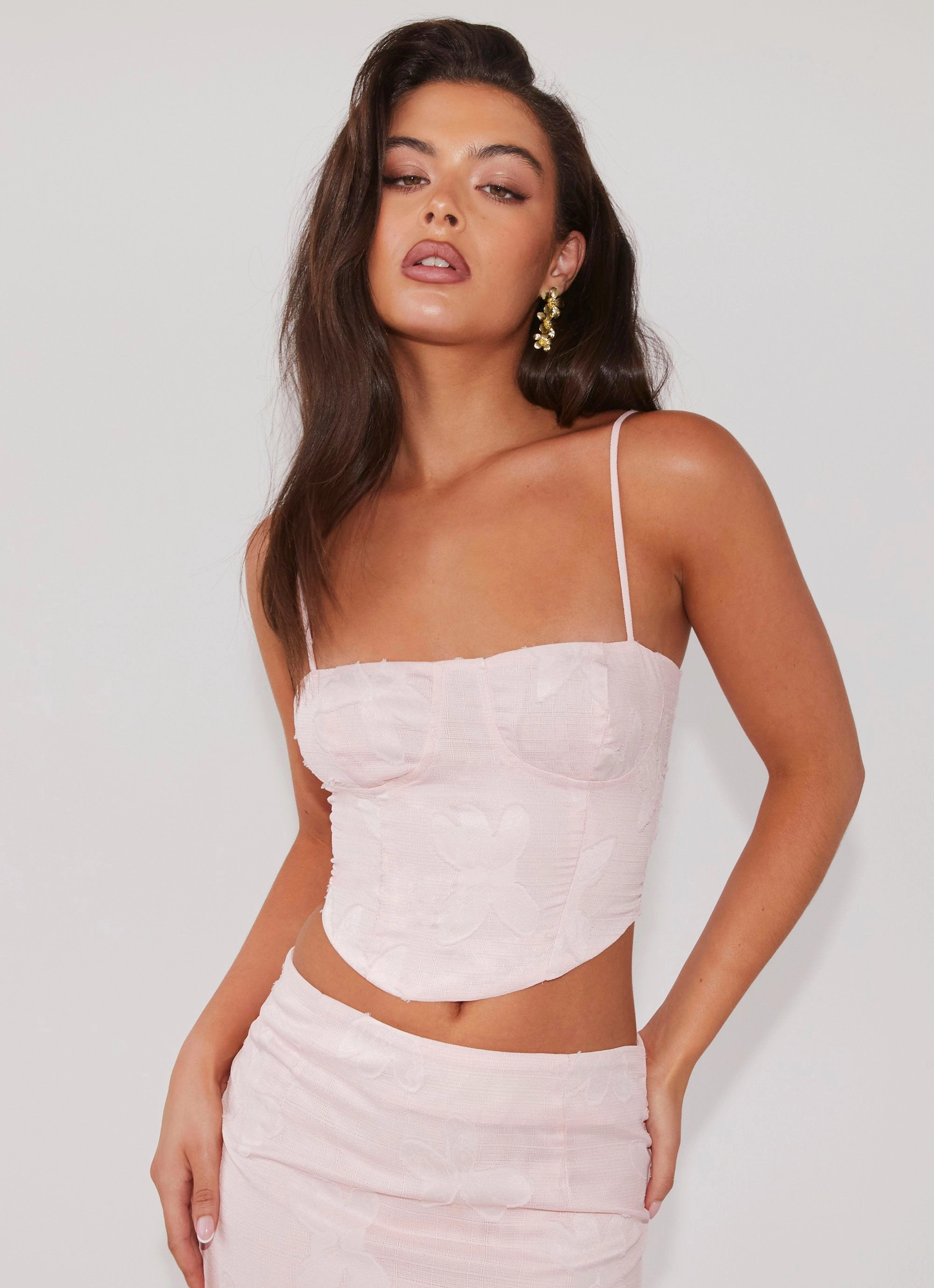 Best Love Lace Up Top - Pink Petal SnagResistant Reversible design