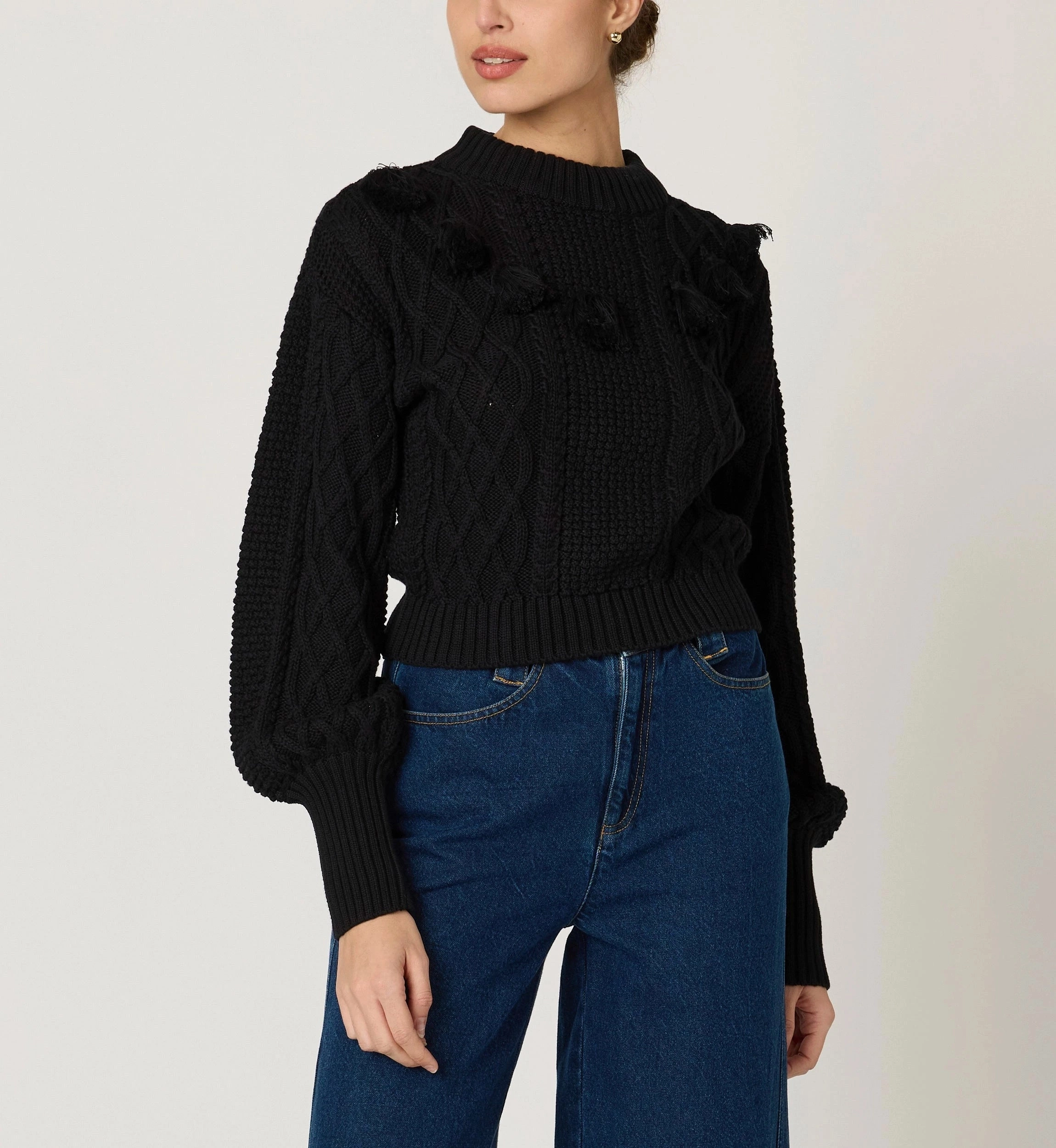 StretchComfort AllDay Comfort Bettina Sweater | Black