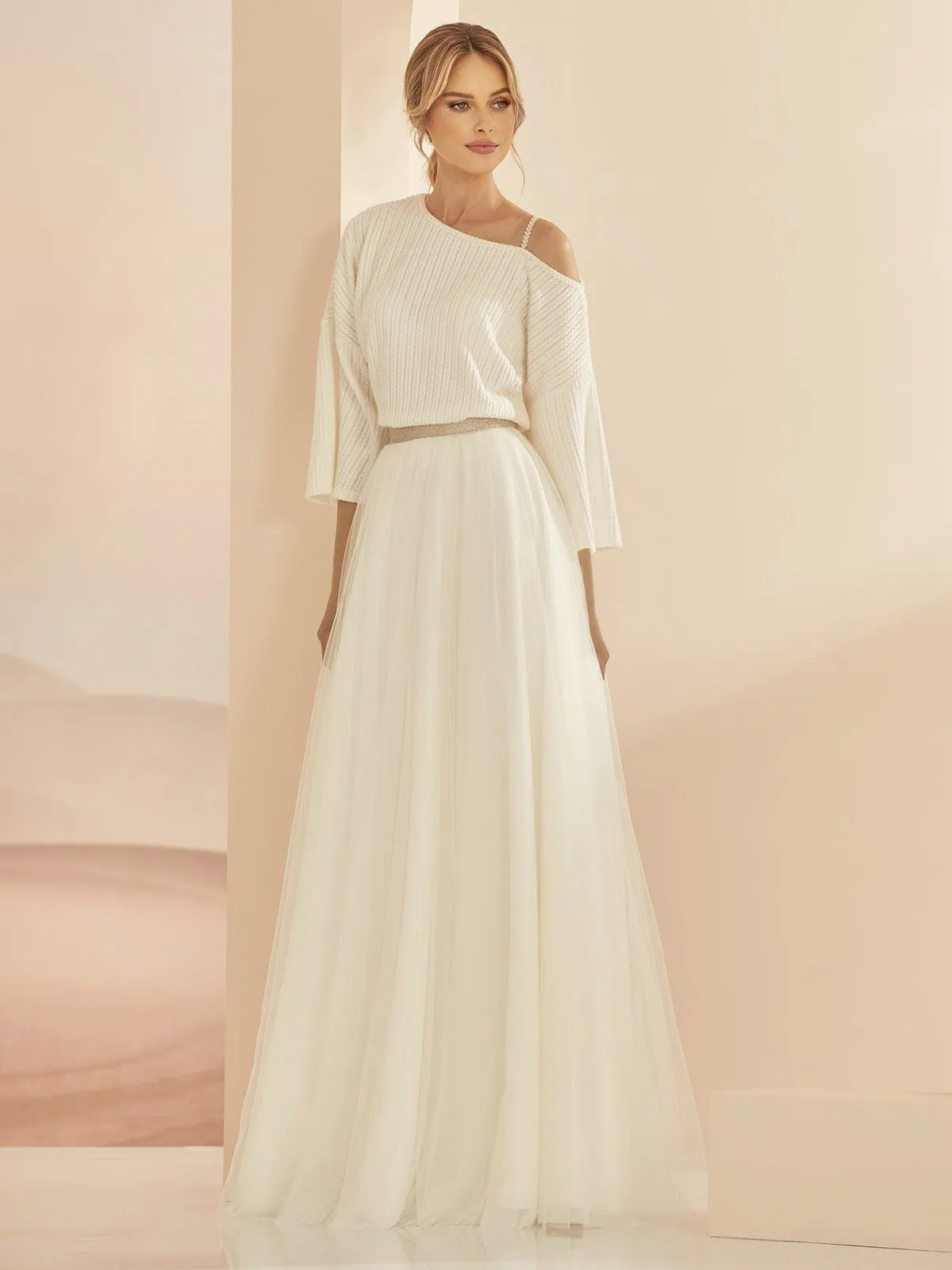 Bianco Evento Ivory Tulle Bridal Skirt, PASSION